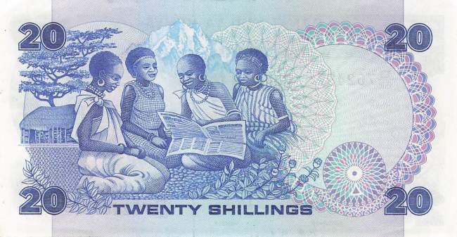 20 Shilingi 1982 p.21b